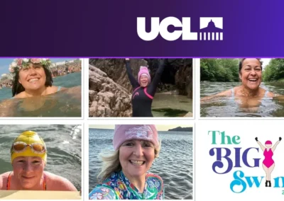 Episode 3 – International Women’s Day Special: The Big Swim: Why women swim: Nicky Chisholm, Dr Heather Massey, Jo Moseley, Tash Sones and Professor Joyce Harper
